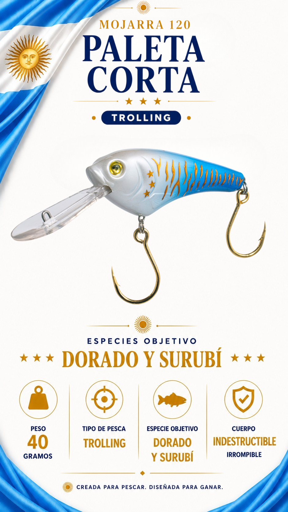 Edición Limitada Selección Argentina: Mojarra 120 x4 uds + Sorteo $1.000.000 en Premios