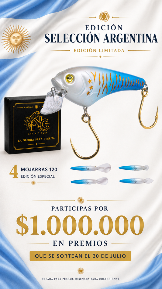 Mojarra 120 x4 unidades - Edición Limitada Selección Argentina